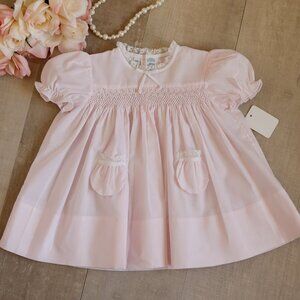 Pink Heirloom Collection Vintage Pocket Dress Bloomer Feltman Brothers 3 Months